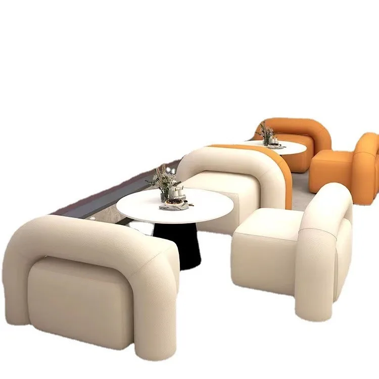 

Internet celebrity milk tea, dessert shop, table and chair combination, leisure, coffee shop, reception