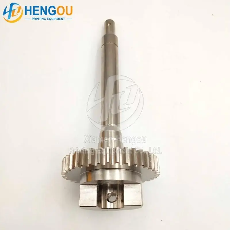 38 teeth Stainless Steel SM74 gear shaft M2.030.510 Hengoucn SM74 PM74 machine gear shaft