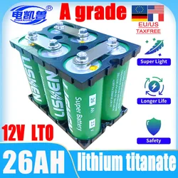 12V 26ah 35ah 40ah 45ah lithium titanate LTO 66160 battery pack high-power speaker car audio starting power battery duty-free