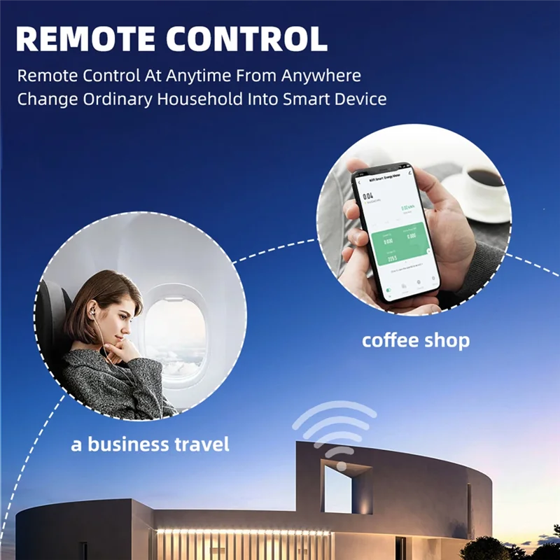 SQPP-63A TUYA Wifi Smart Earth Leakage Over Under Voltage Protector Relay Circuit Breaker Energy Power Kwh Meter