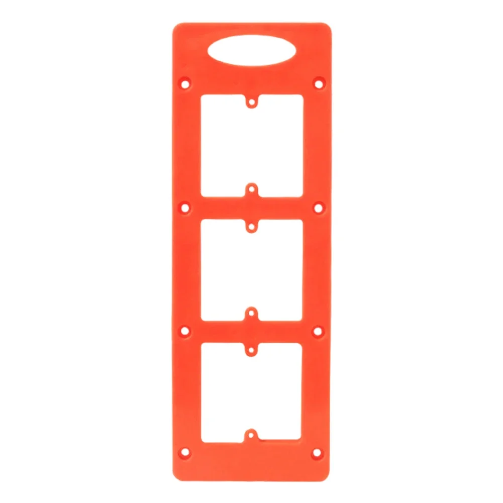 Installation Tasks 320x110mm Socket Bottom Box Template Template For Electrical Installation Three Holes Cutting Tool