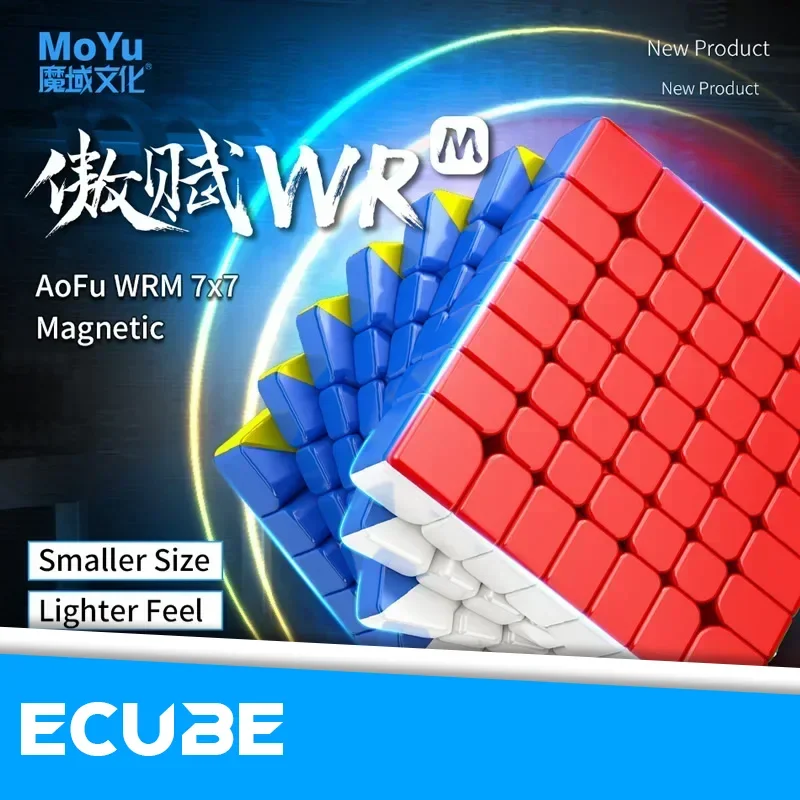 [ECube] MoYu AoFu WRM 7x7x7 magnetyczna magiczna kostka 7x7 magnesy profesjonalna kostka prędkości Puzzle zabawki antystresowe dla dzieci