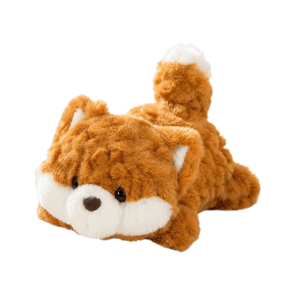 Kawaii Cartoon Plush Animal Doll Multicolor Chicken Cat Rabbit Hairy Animal Toy PP Cotton Fox Bear Dog Stuffed Plush Animal Gift