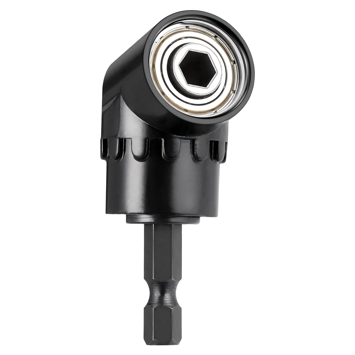 105° Right Angle Driver Angle Extension Power Screwdriver Drill with 1/4 Drive Hex Bit, Multifunction Right Angle Drill