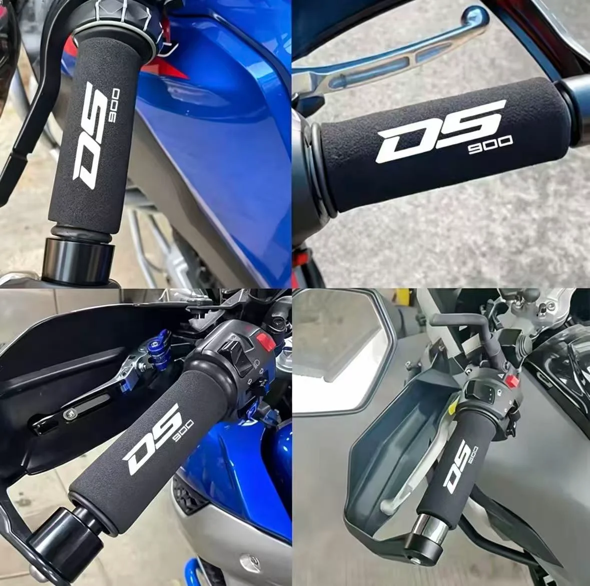 Motorcycle Grip Cover Shockproof Motorcycle Sponge Grip Non-slip Handlebar Grip Sponge Cover for Voge Valico 900DSX 900 DSX 202
