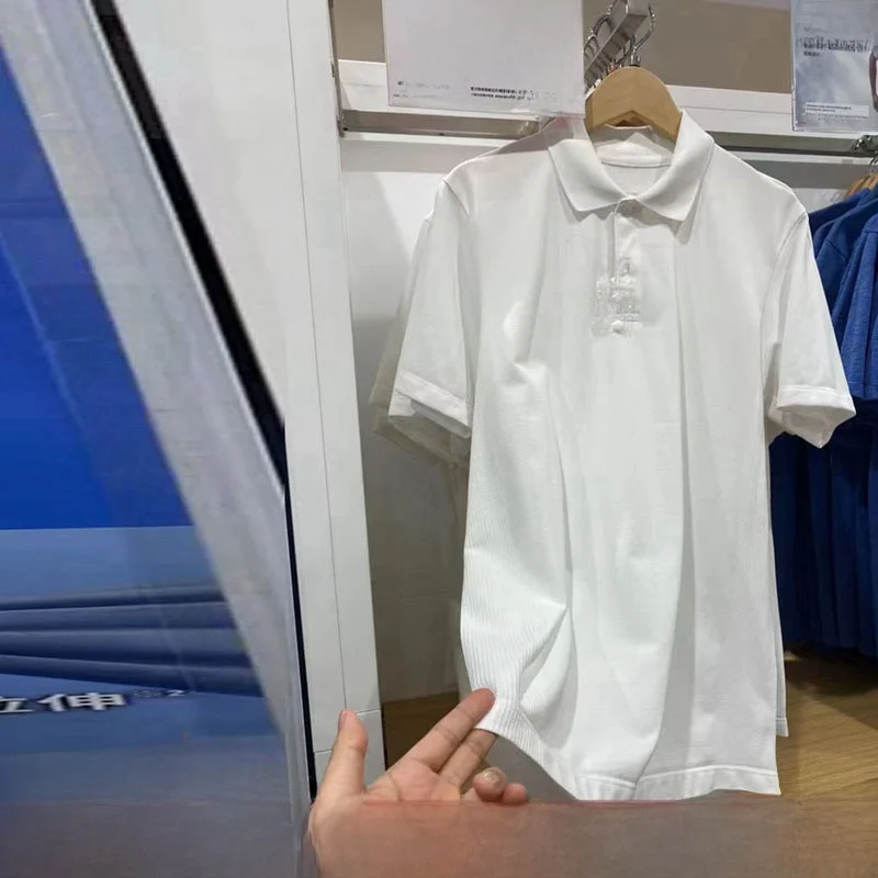 

High Performance Qui Dry Moisture ng Men's Summer Casual Sport ort Sve irt Faionable Urban Stand Fit