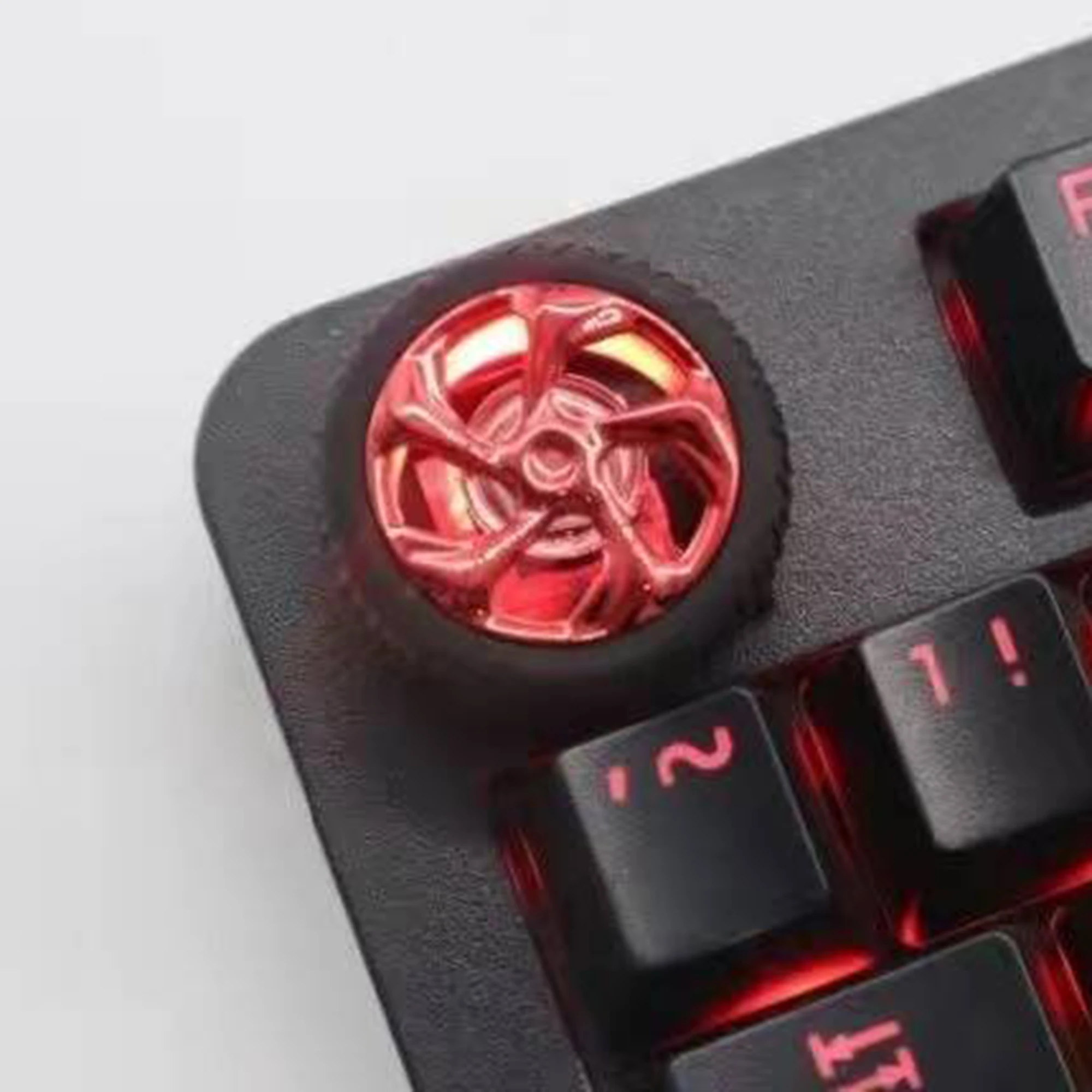 Hot Wheels Personalized Keycaps ESC Key Translucent Rotatable Key Cap Relieve Stress Creative Novel PBT for Mechanical Keyboard