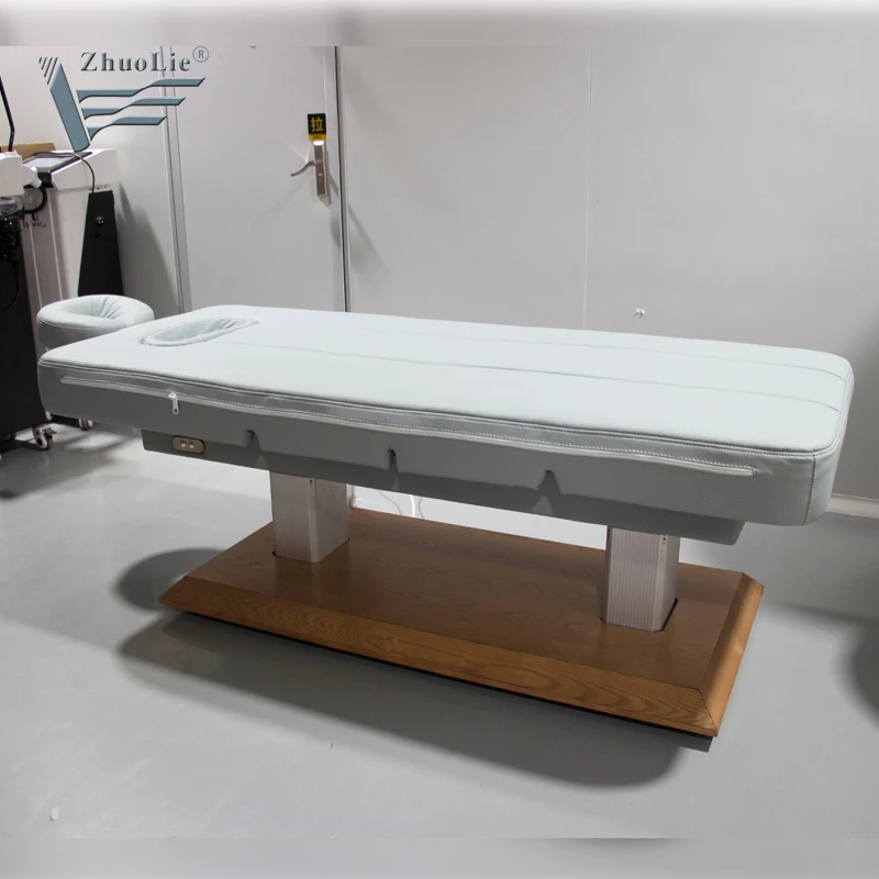 Coofull Customized Modern Electric Spa Beauty Bed with 4 Motors Heating Mattress & Folding-Hotel Outdoor Use Massage Table