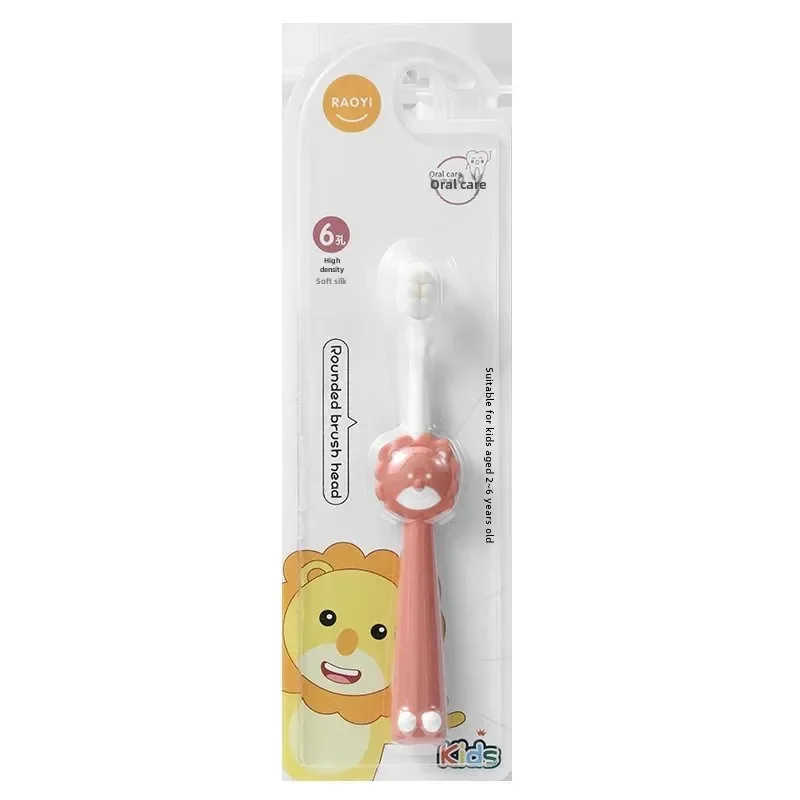 Children Cartoon Toothbrush Baby Girls Boys Deciduous Tooth Training Brush Kids Teeth Cleaning Super Soft Baby Device