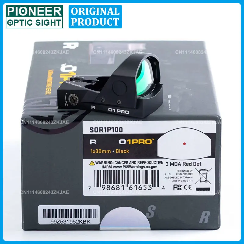 ORIGINAL SGSR R1 PRO Pistol Red Dot Sight 3MOA 1X30MM Handgun Optic Open-reflex Mini Sight Rifle Scope Motion Activated Funtion