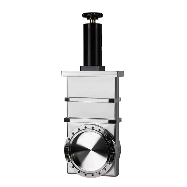 2026 nbCC-35B Ultra High Vacuum Manual Gate Valve Leak-Proof Industrial Shut-Off Plug-In Valve