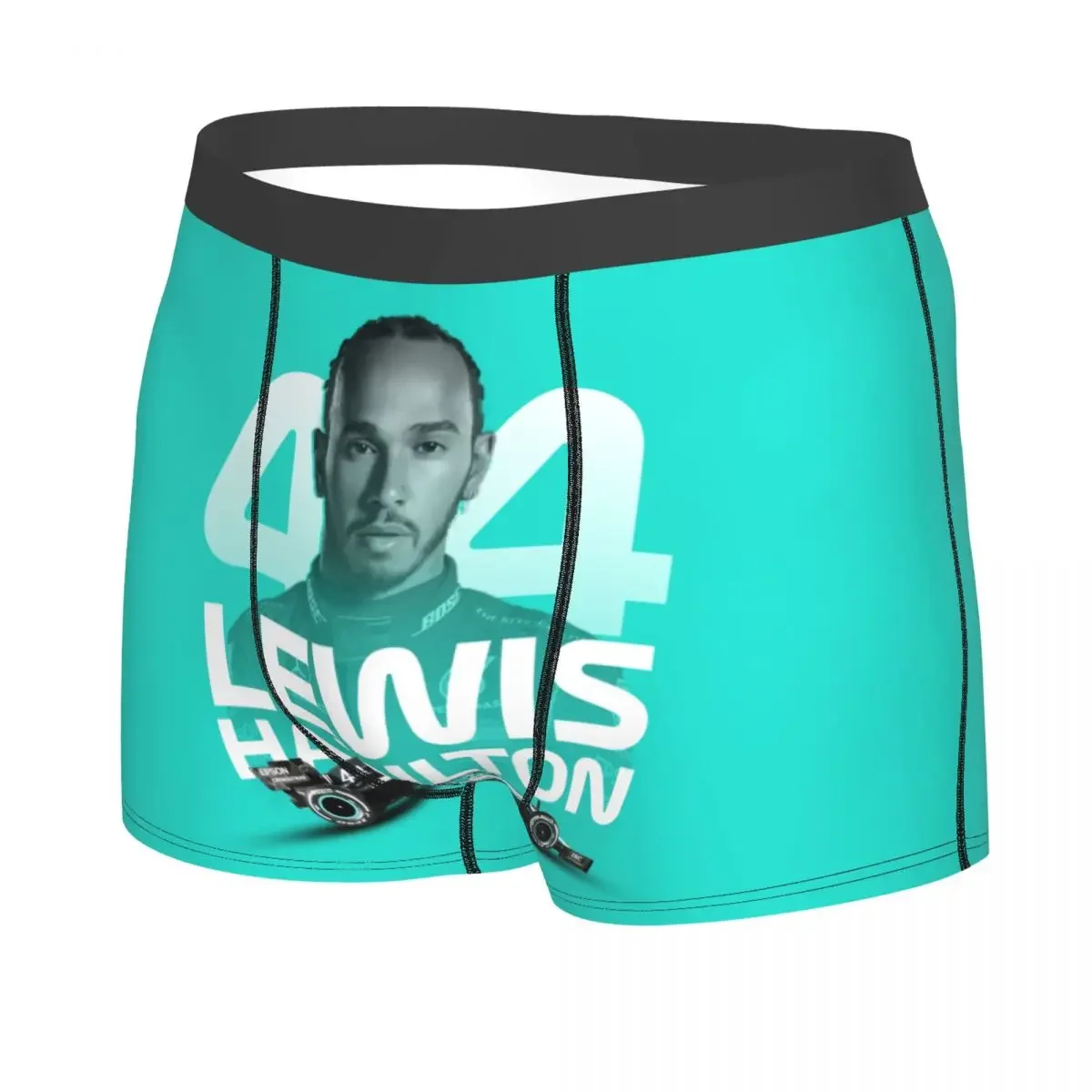 Custom The Lewis Legacy Motorsport Boxers Shorts Men 44 Car Racing Briefs Underwear Novelty Underpants