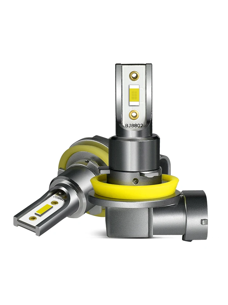 Plug & Play H11 H8 H9 H16 1900K 3200K 6000K 8000K ambre doré jaune blanc bleu 9005 9006 H10 LED pour ampoule de phares antibrouillard avant de voiture