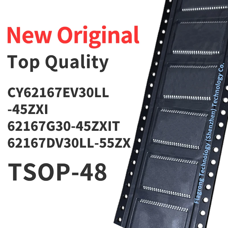 1 Piece CY62167EV30LL-45ZXI CY62167G30-45ZXIT CY62167DV30LL-55ZX TSOP48 Chip IC New Original