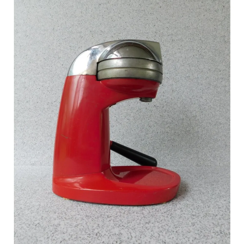 HAOYUNMA Vintage 1950s Red Juice King Manual Juicer, National Die Casting, Chicago