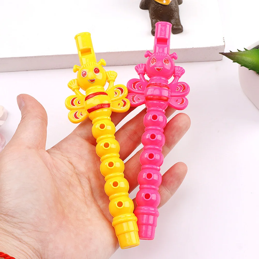 25 個ミニレコーダー 5 穴プラスチックフルート子供のための初心者練習クラリネット楽器フルートおもちゃプラスチッククラリネット