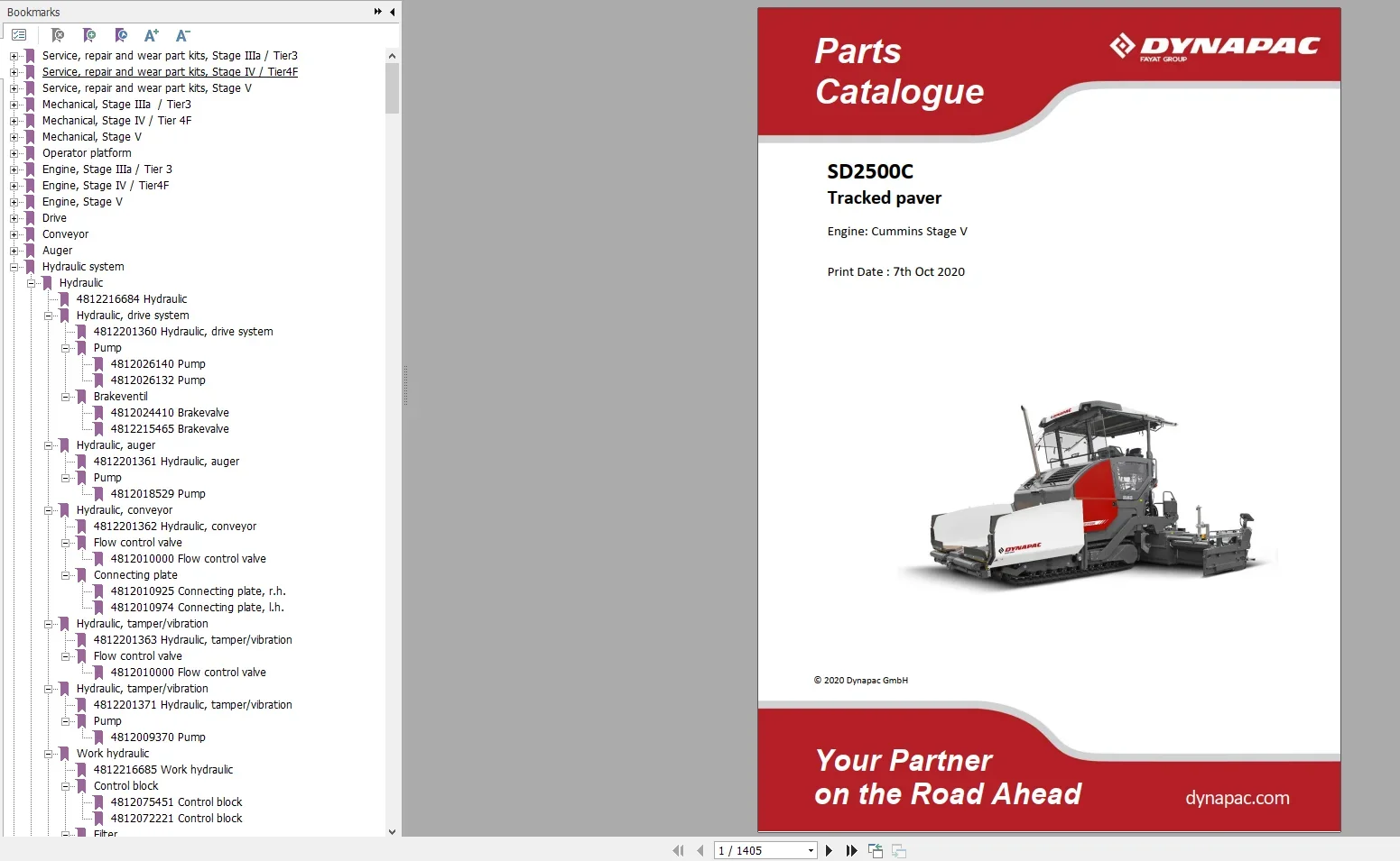 Dynapac Heavy Equipment 29.7 GB PDF Part Catalog Updated 2022 Full DVD