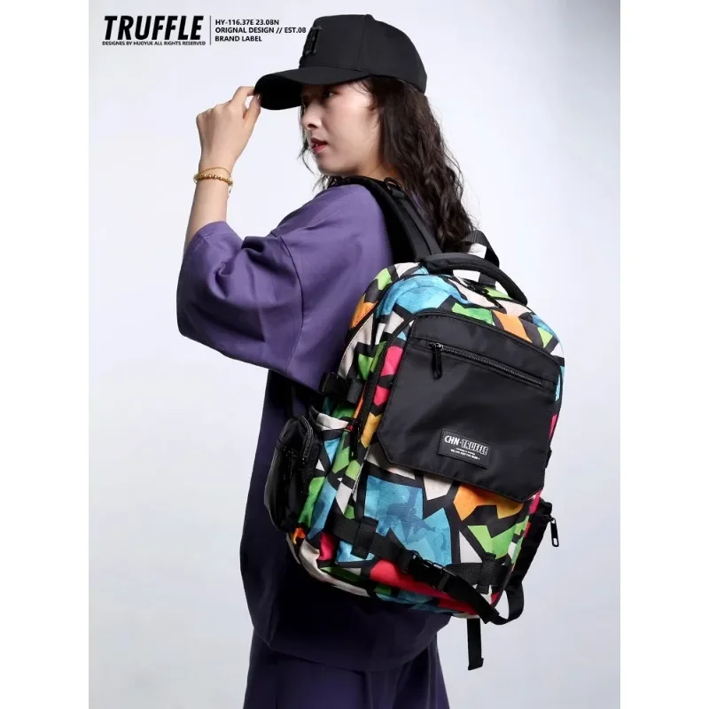Xiaomi TRUFFLE وظيفية الترفيه على ظهره حقيبة كمبيوتر محمول للرجال والنساء في الهواء الطلق حقيبة السفر المدرسية العصرية على ظهره