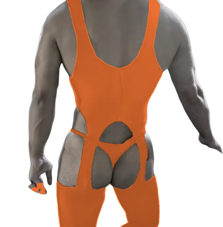 

Men's Bodystockings Erotic Male Bodysuits Crotchless Sexy Nightwear Guy Jumpsuits Gentleman Underwear Hombre Ropa interior