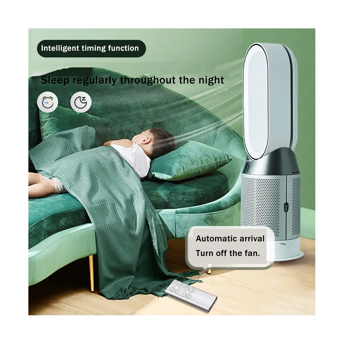 استبدال جهاز التحكم عن بعد ل دايسون TP05 لتنقية الهواء الفضة