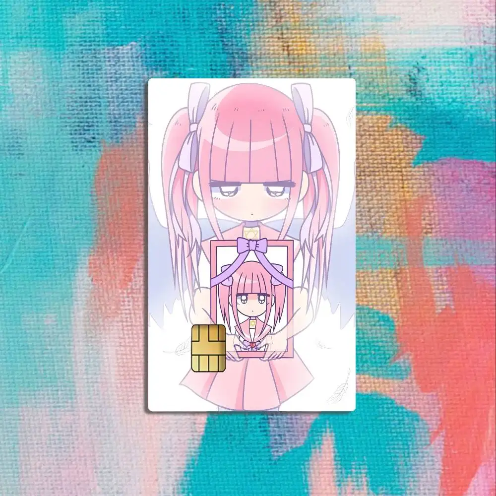 M-Menhera Chan Yamikawaii Card Stickers Credit Visa Debit Bank Charge Card Bus Metro Waterproof Sticker Decal Decoration