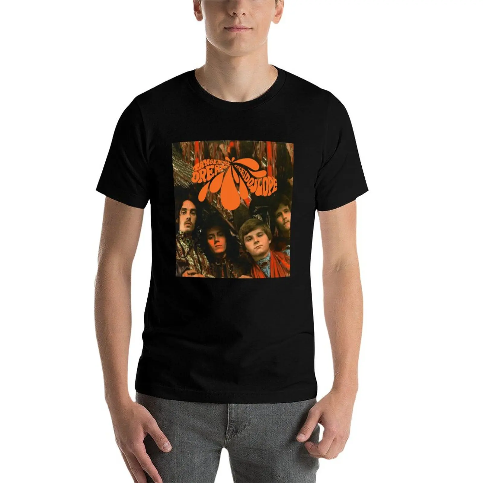 

Kaleidoscope UK Band Tangerine Dream Album Artwork Cover T-Shirt man t shirts cotton anime tshirt t shirt personalised T-Shirt