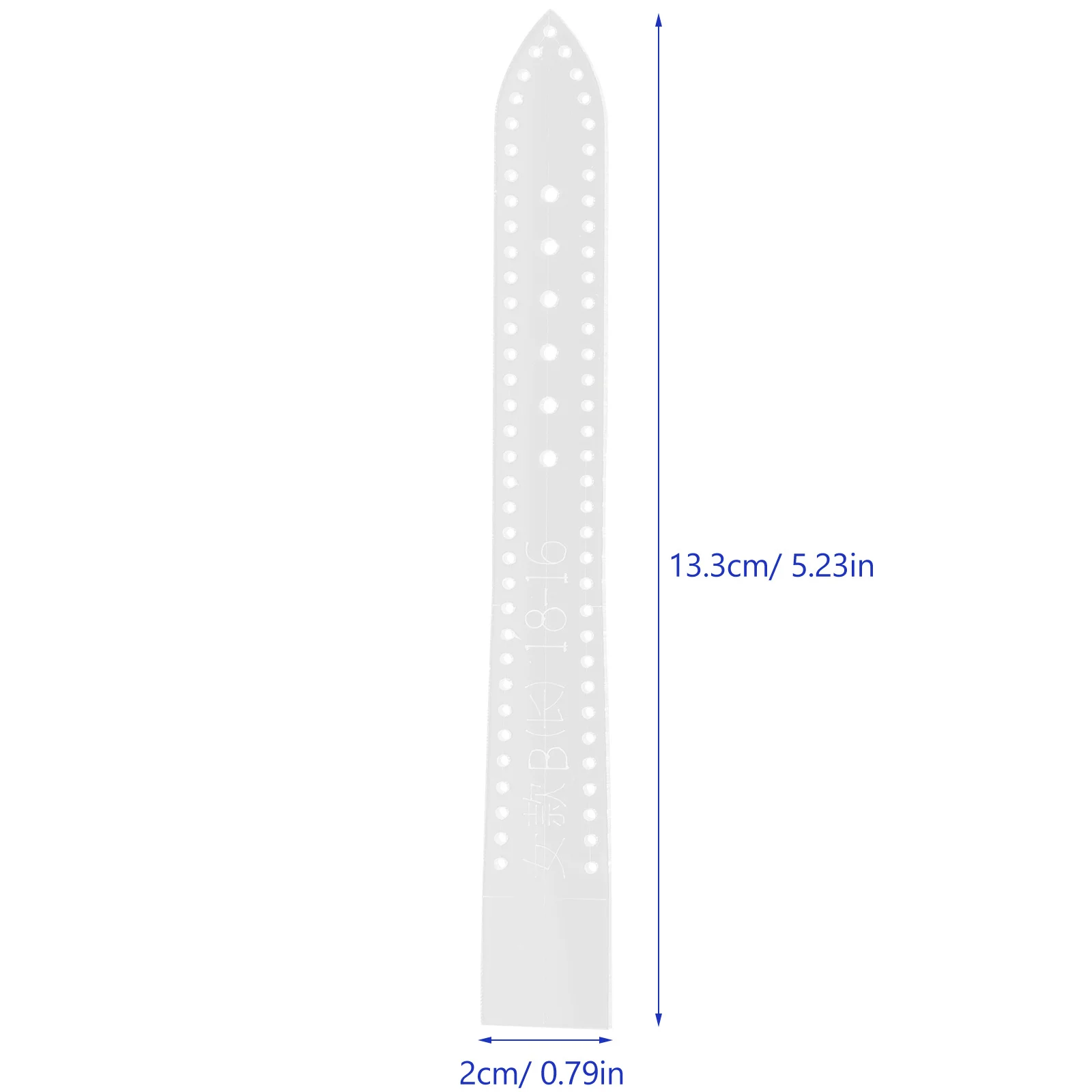 8-delige horlogeband sjabloon mal acryl horlogeband voor Craft Clear DIY stencil Miss