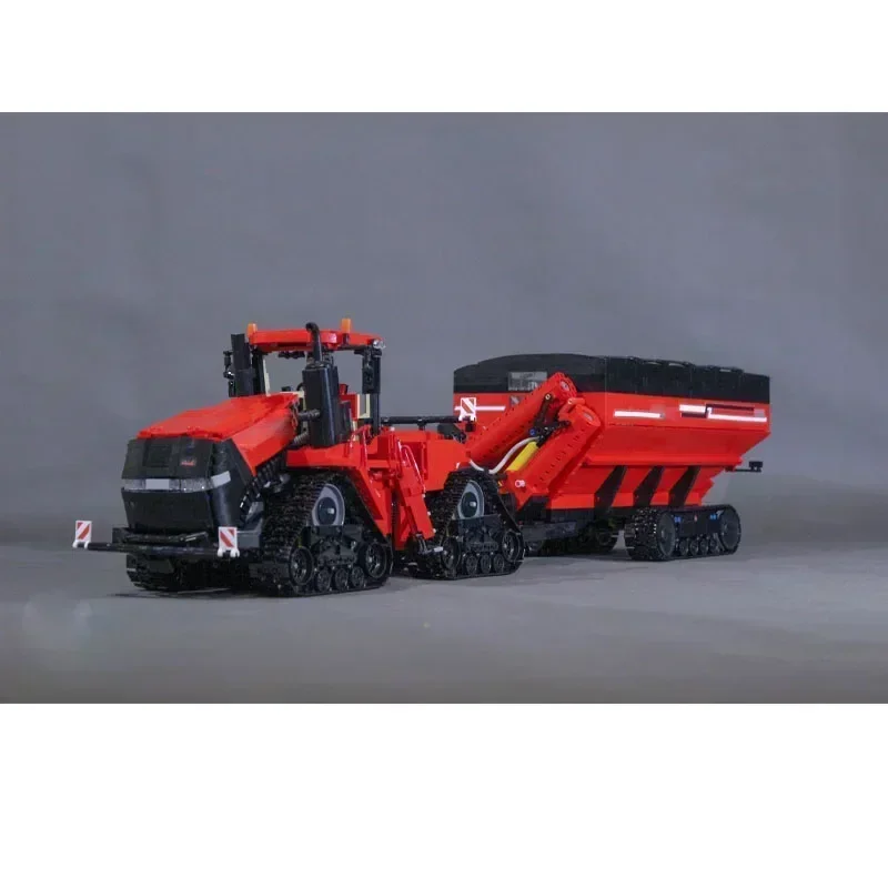 MOC-67575 Nowy Gąsienicowy Traktor Rolniczy Klocki Model 4488szt MOC Kreatywny Kostium Urodzinowy Prezent dla Dorosłych i Dzieci