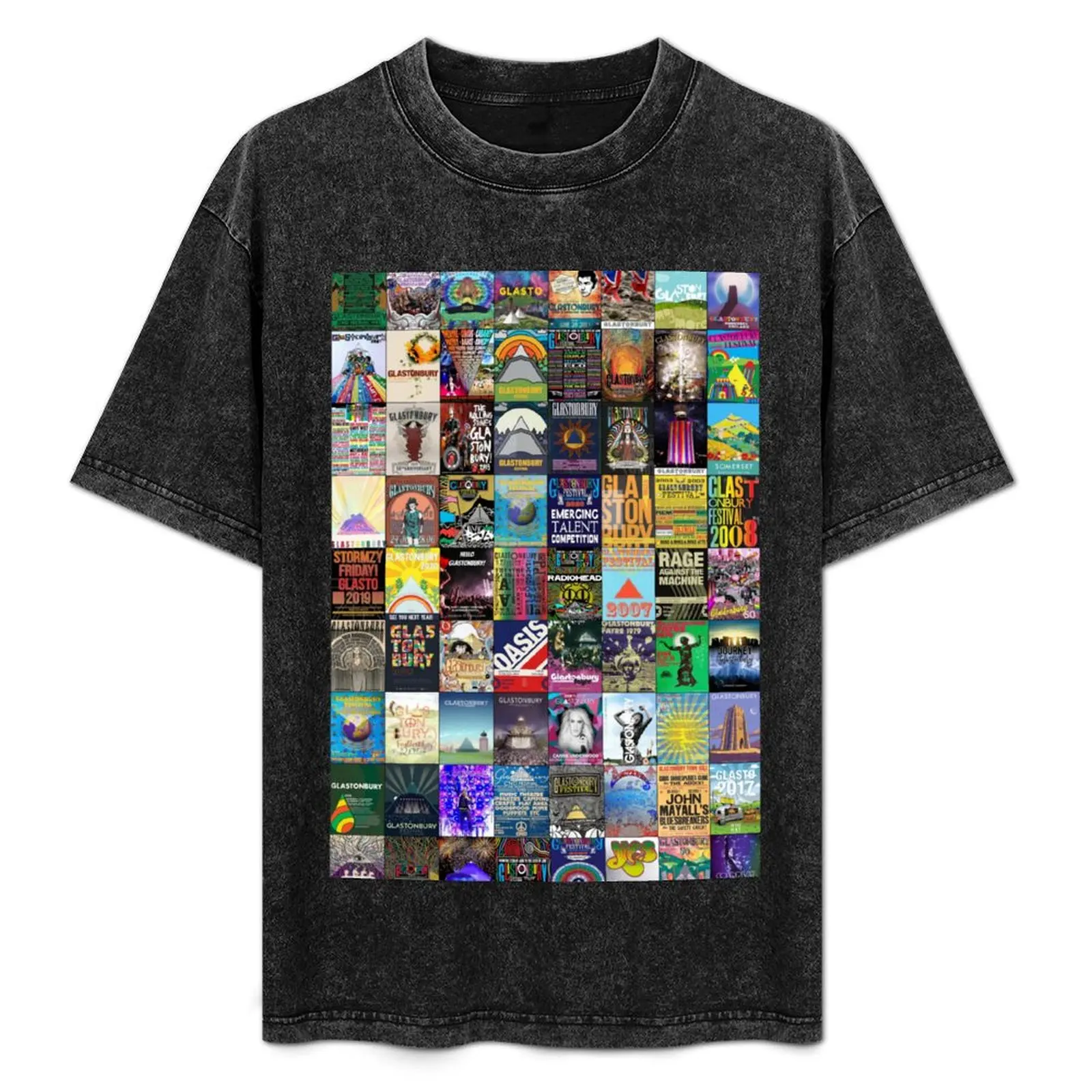 Glastonbury Festival T-Shirt Big Size Loose Fit Tee Shirt