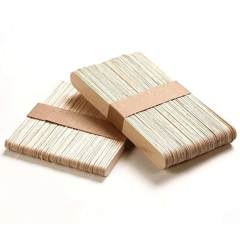 

250Pcs Wooden Hair Removal Spatulas Disposable Waxing Stick Women's Body Depilation Applicators Wood Depressor Beauty Tools