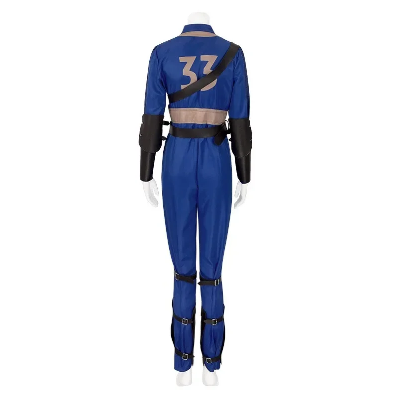 Fallouts Movie Cosplay Blue Jumpsuit Unisex Christmas Cool Costume Role Play Outfit Lucy Bodysuit New Year Men Women Full Set