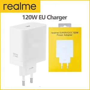 Bilashmart EU Plug Original realme 120W SuperVOOC Charger Power Adapter GT 6 7 Pro NEO OPPO Oneplus 12 13 T