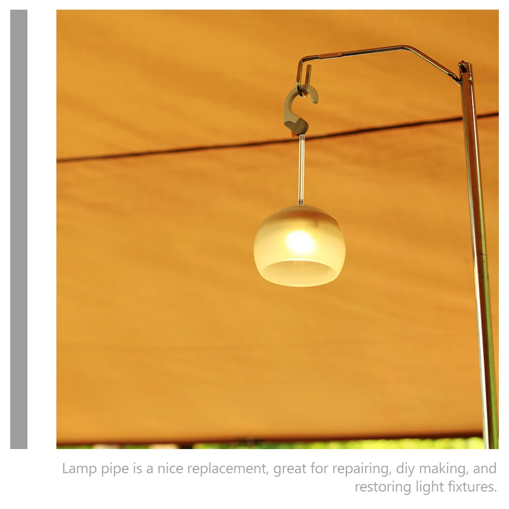 

Copper Straight Lamp Stem Replacement Lighting Fixture Downrod Rustproof Lamp Part For Diy Repair Home Office Bedroom