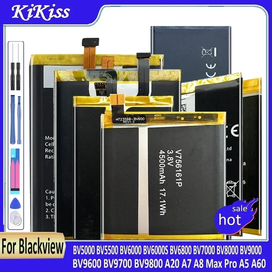 Battery For Blackview BV5000, BV5500, BV6000, BV6000S, BV6800, BV7000, BV8000, BV9000, BV9600, BV9700, BV9800