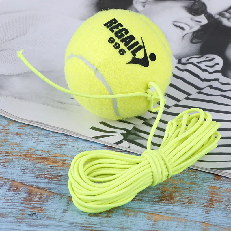 Elastische Gummi Springenden Ball Tennis Trainer Band Ball Anfänger Training Tennis Einzigen Praxis Ausbildung Gürtel Linie Kabel Werkzeug