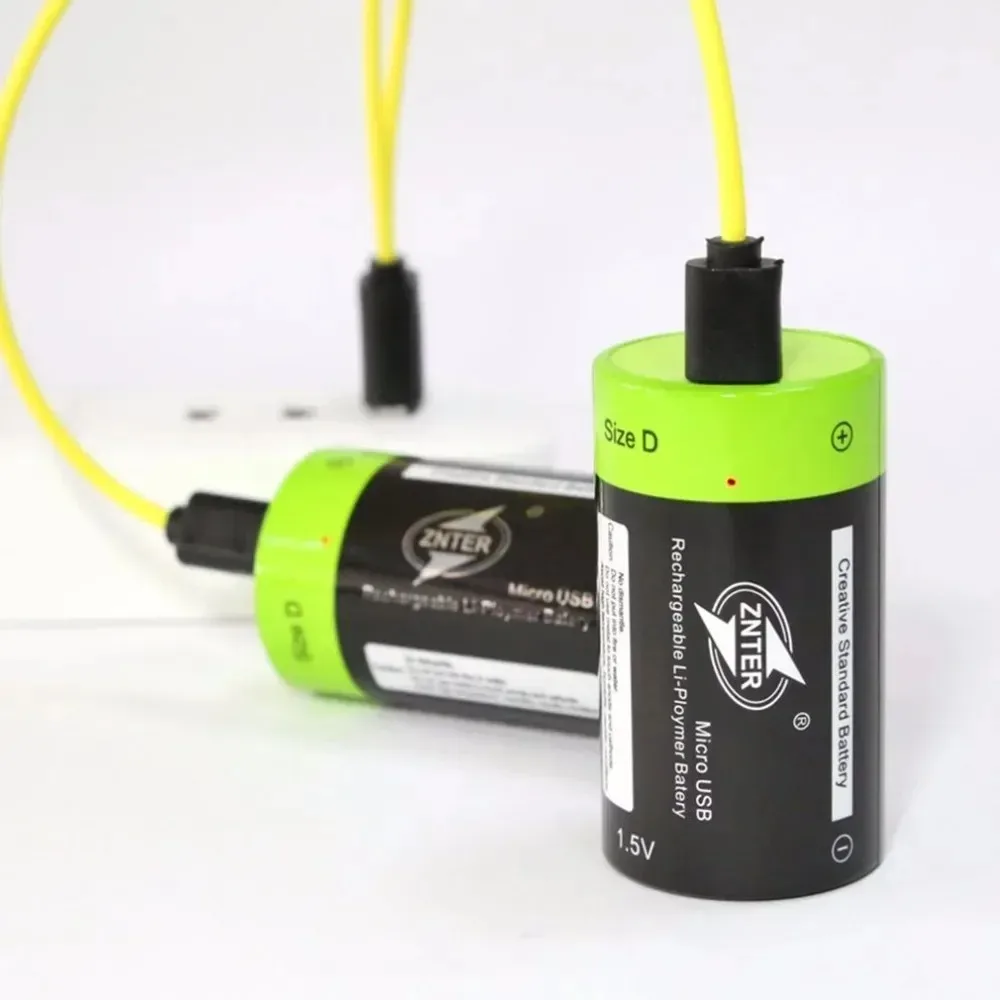 1 pz/lotto 6000mWh batteria ricaricabile 1.5V D LIPO LR20 RC USB batteria ai polimeri di litio giocattolo torcia elettrica batteria aspirapolvere