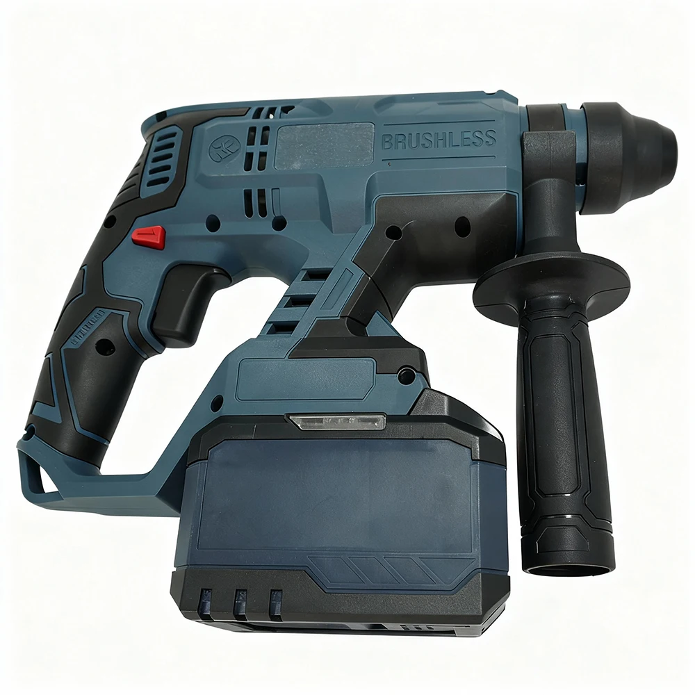 Professional 21V Brushless SDS Rotary Hammer 28mm Drilling 1400RPM High Efficiency Power Tool