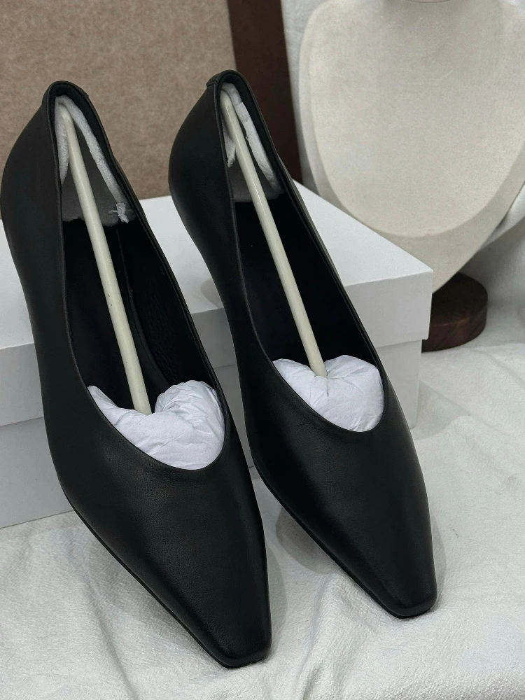 fashionable-leather-version-heel-sandals-summer-new-pointed-toe-slip-on-women's-high-heels-breathable-mesh-rubber-sole