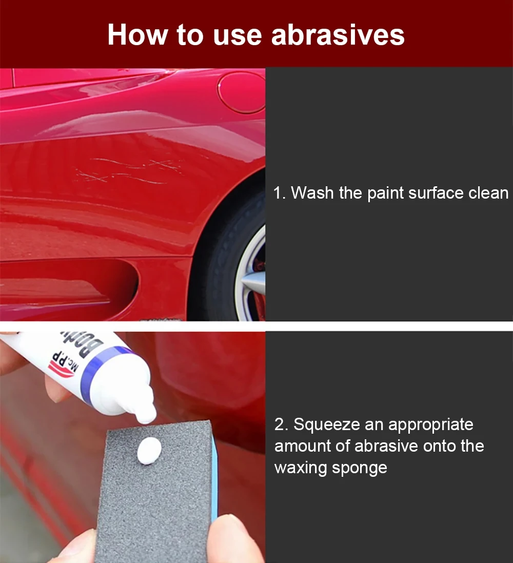 Car Scratch Remover Paint Care Tools Auto Swirl Remover Scratches Repair Polishing Auto Body Grinding Compound Anti Scratch Wax