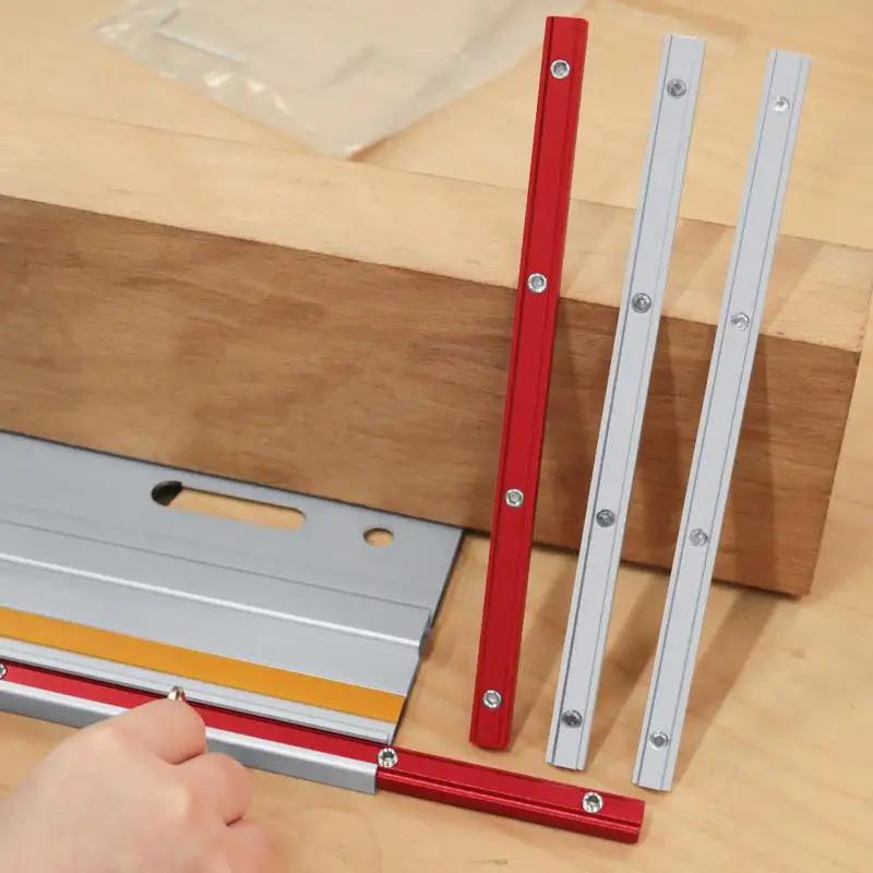 Universal Rail Connector Kit For Woodworking Tracks Miter Slots: 2Pcs Router Tables Table Saw Household Tool