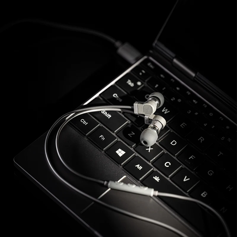 سماعة رأس Moondrop Quark2 داخل الأذن مع ميكروفون ، سماعة أذن من النوع C ، سماعات أذن للألعاب الرياضية ، USB C