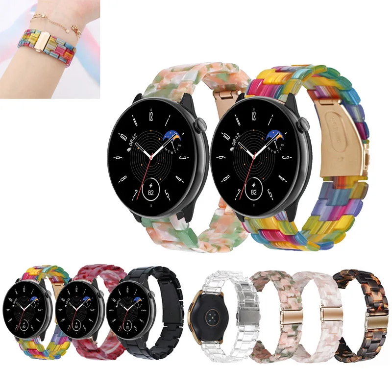 

Ремешок резиновый прозрачный для Amazfit GTR mini GTR4 GTR3 GTR2 / Bip 5 / Bip 3 Pro / GTS 2 3 4, сменный Браслет, 20 мм 22 мм