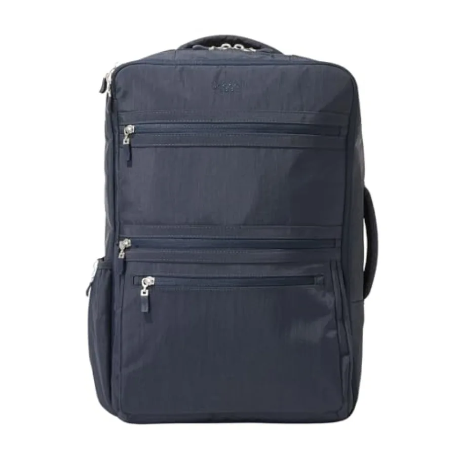 

Modern Convertible Travel Backpack for Outdoor Adventures Durable Polyester Fabric in Navy Blue Lightweight with Multiple Compa