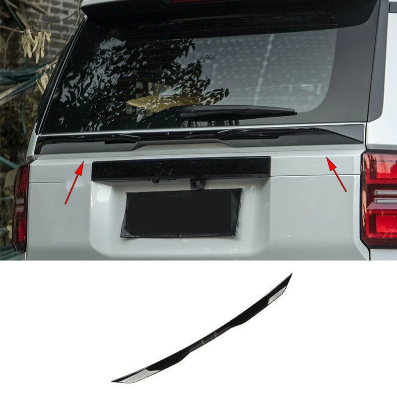 

FOR Toyota Land Cruiser Prado LC250 2024 2025 black white Rear paste Door Tail Trunk Spoiler Wing Lip Tailgate decorative strip