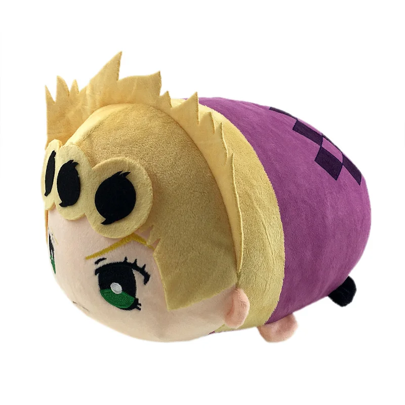 

30cm Anime Role Giorno Giovanna Cute Plush Cotton Doll Throw Pillow Plushie Props Anime Cosplay Back Cushion Toys Xmas Gift