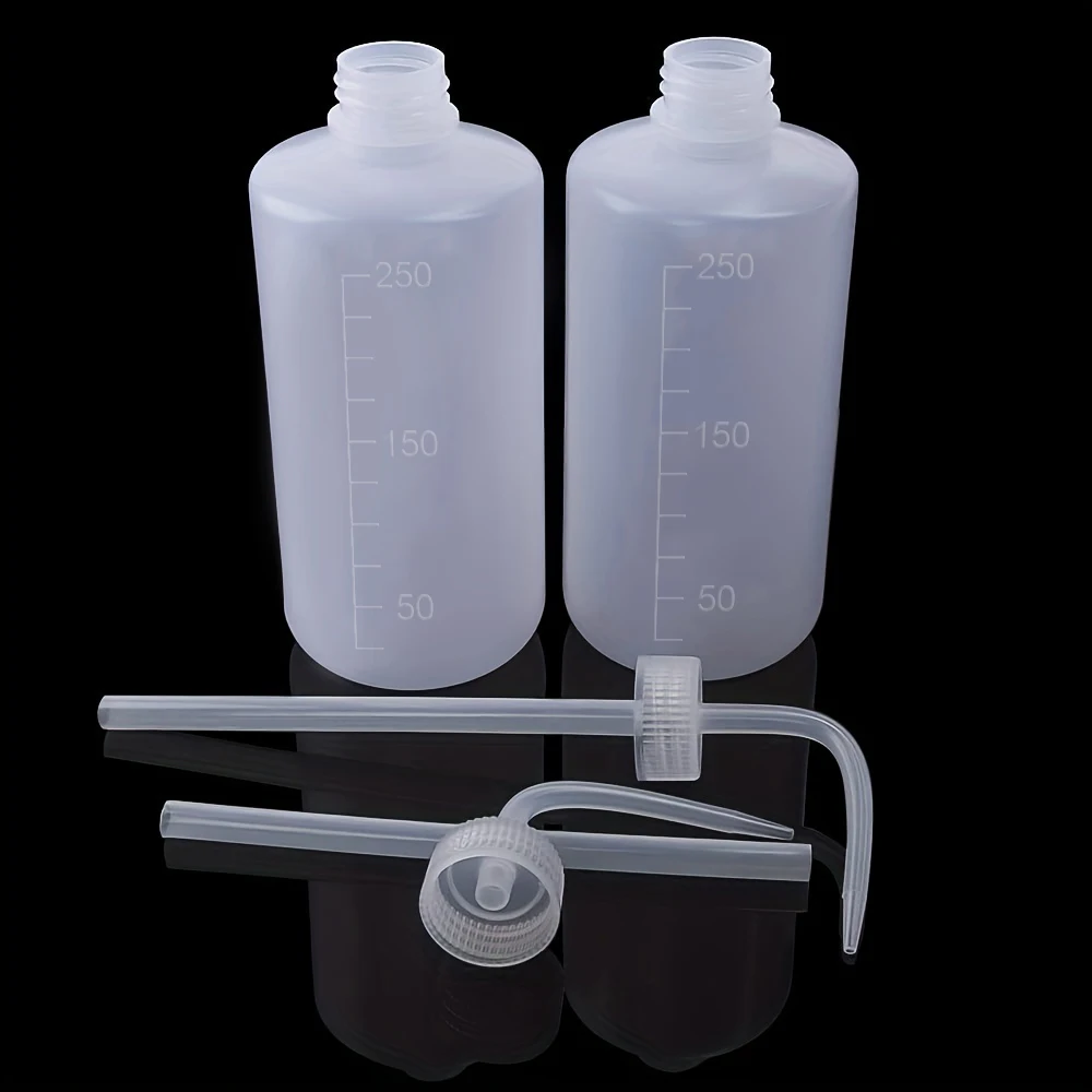 250/500 ml Tattoo Spray Flasche Hohe Qualität Kunststoff Sicherheit Waschen Flaschen Labor Nicht-Spray Tattoo Squeeze flasche Tattoo Zubehör – Detail 5
