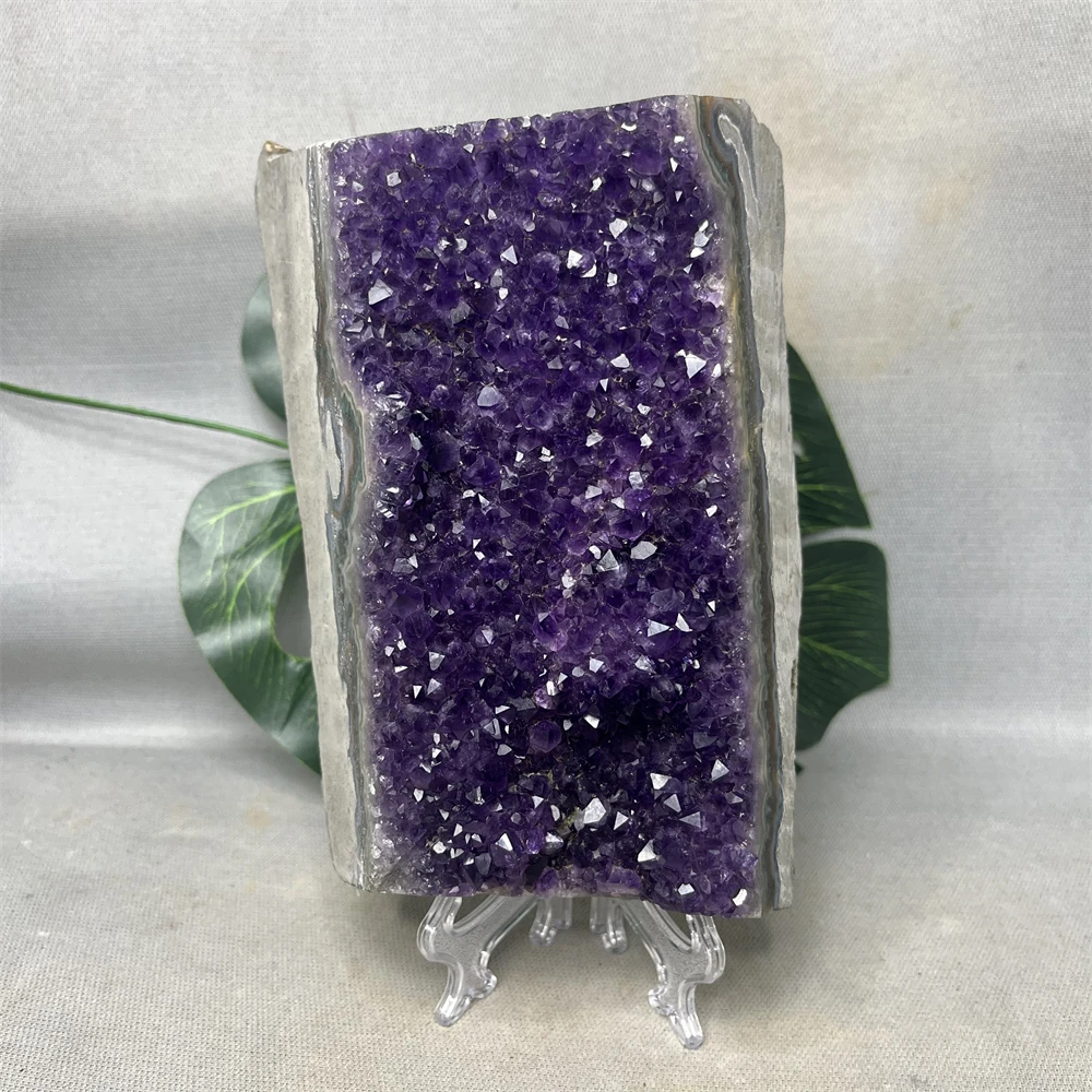 Super Amethyst Original Mineral Specimen Home Room Decorated With Gem Crystal Clusters Witchcraft Altar Praying for Spiritual