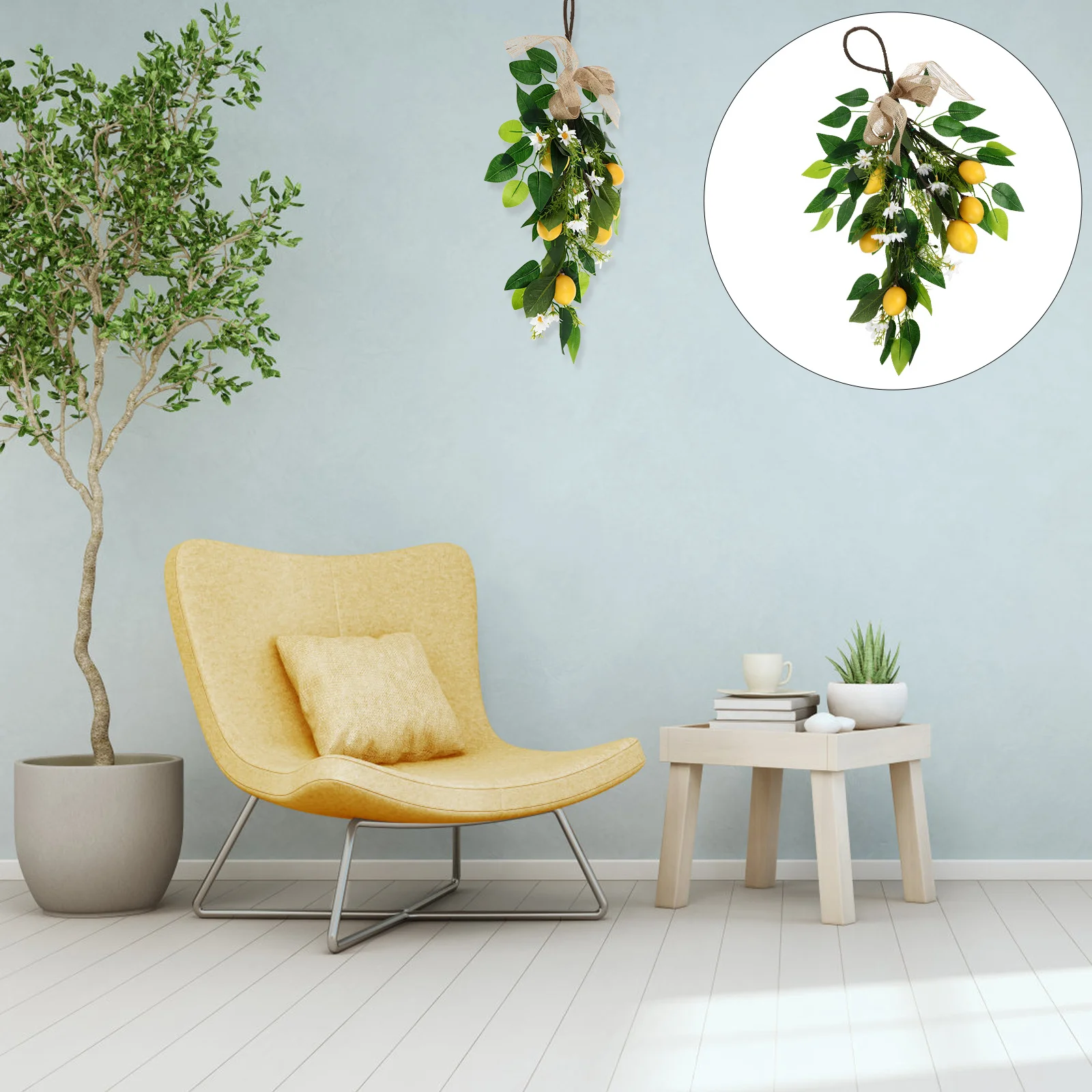 

Fake Lemon Wall Hanging Tree Plantation Simulation Pendant Party Hanging Decor Holiday Party Scene Layout Home Wall