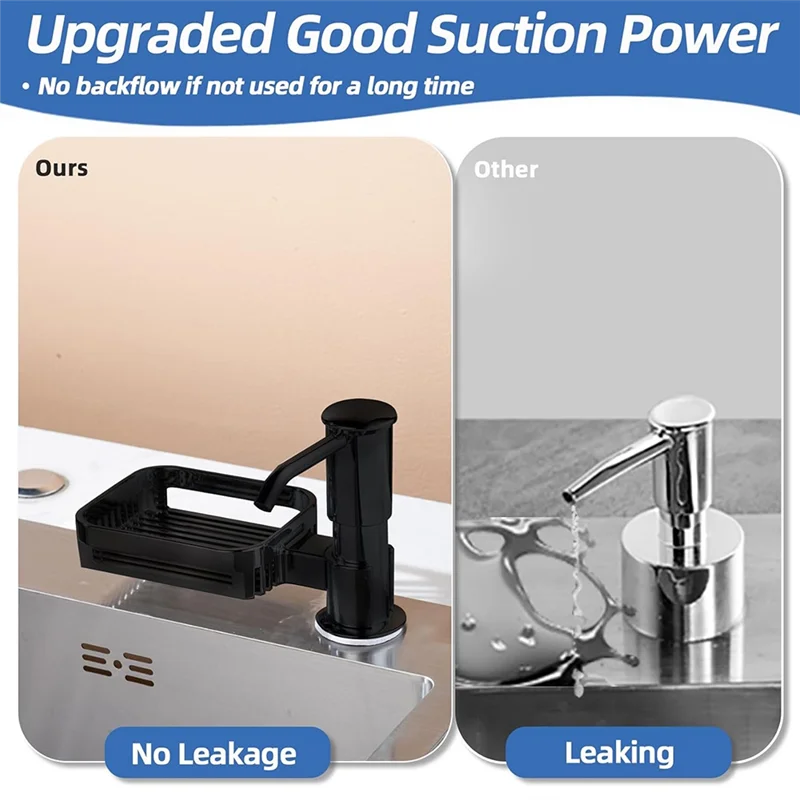 

Диспенсер Trendsoap для кухонной мойки, встроенный насос для дозатора мыла с держателем губки, головки насоса из АБС-пластика под столешницей