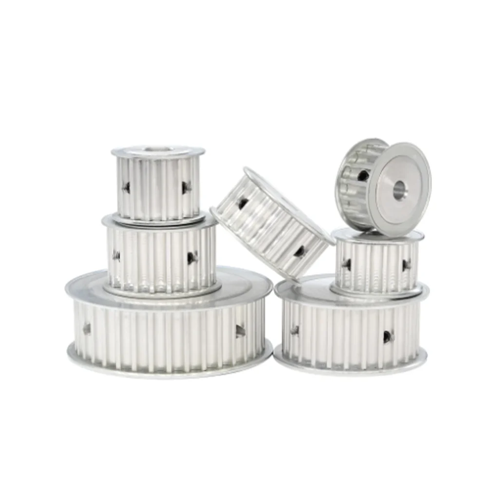 HTD 8M 50T/60T Tipo AF Cinghia dentata Puleggia sincrona Foro 14/15/16/17/18~40mm Denti Passo 8 mm Per 15/20/25/30mm HTD 8M AF tipo